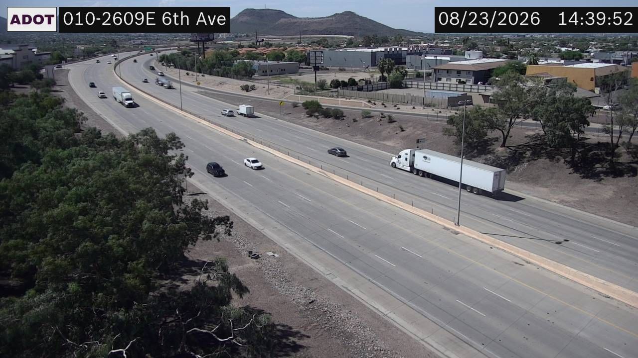 Tucson: I-10 EB 260.97 @6th Ave