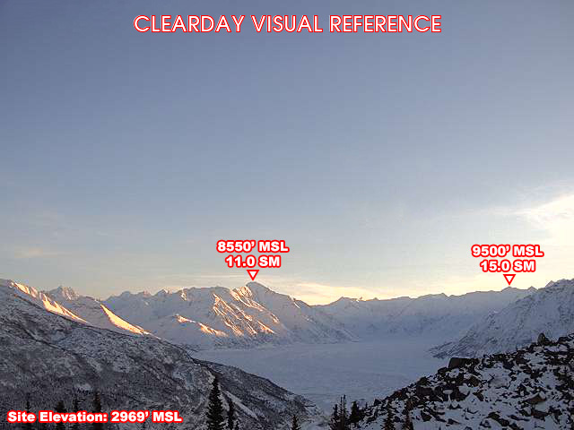 Webcam Sheep Mountain, Alaska: Sheep Mountain Airfield, View in Southern Direction