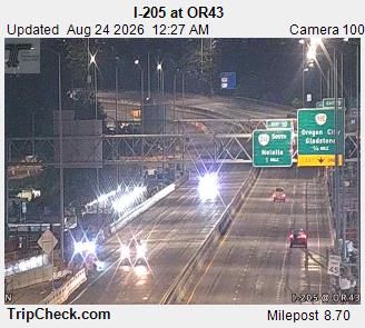 West Linn: I-205 at ORE43