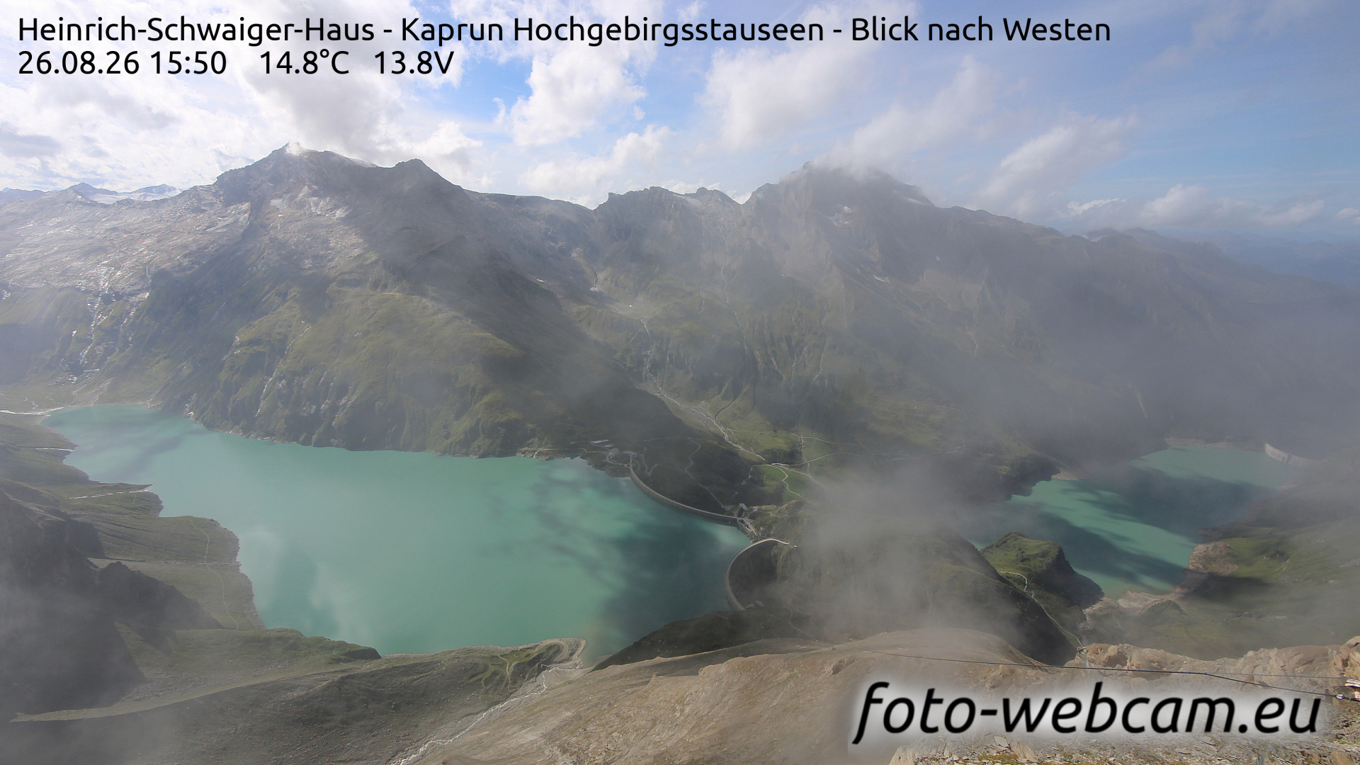 Webcam Kaprun: HD Panorama Schwaigerhaus