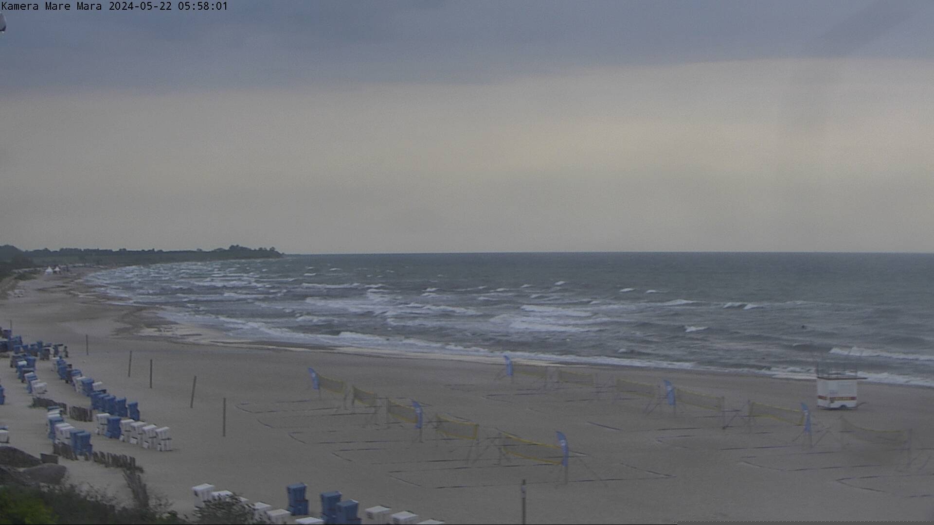 Webcam Ostseebad Damp: Beachview
