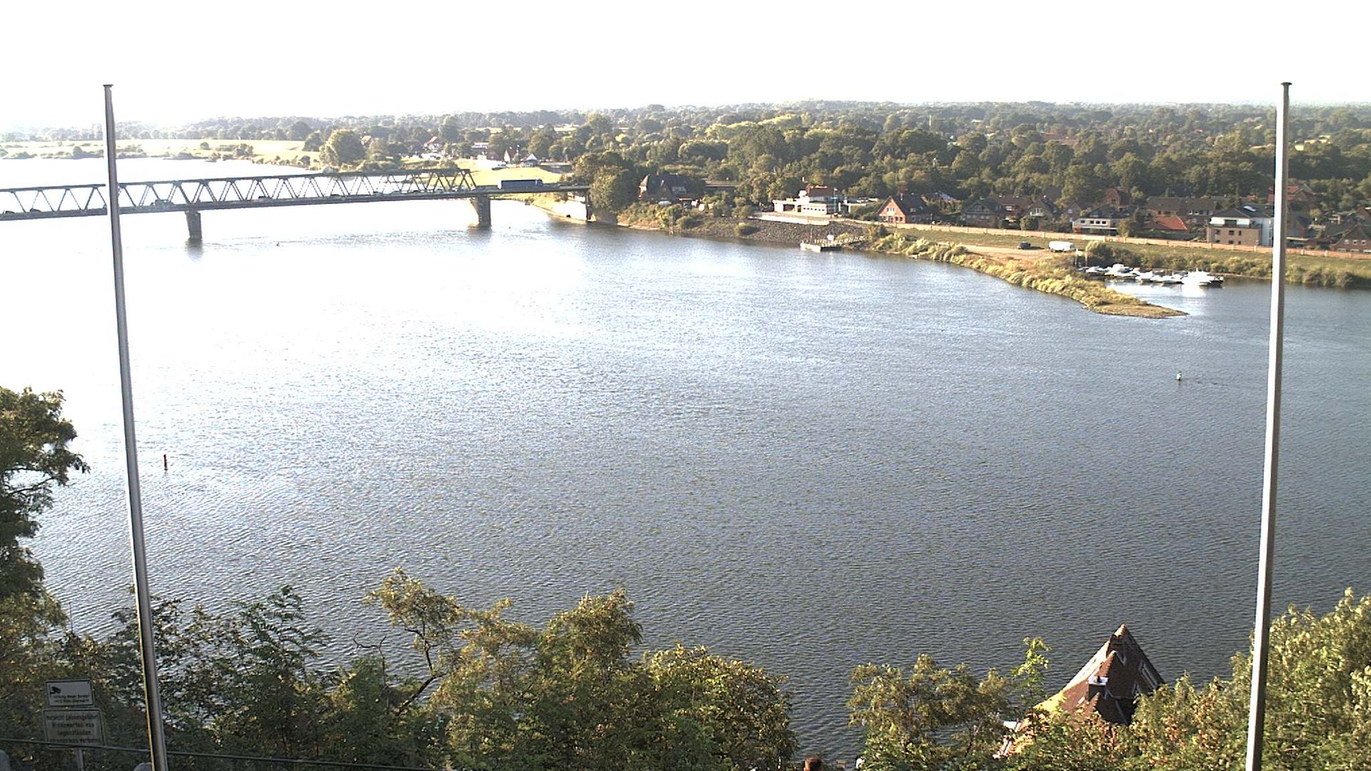 Lauenburg: Blick auf die Elbe