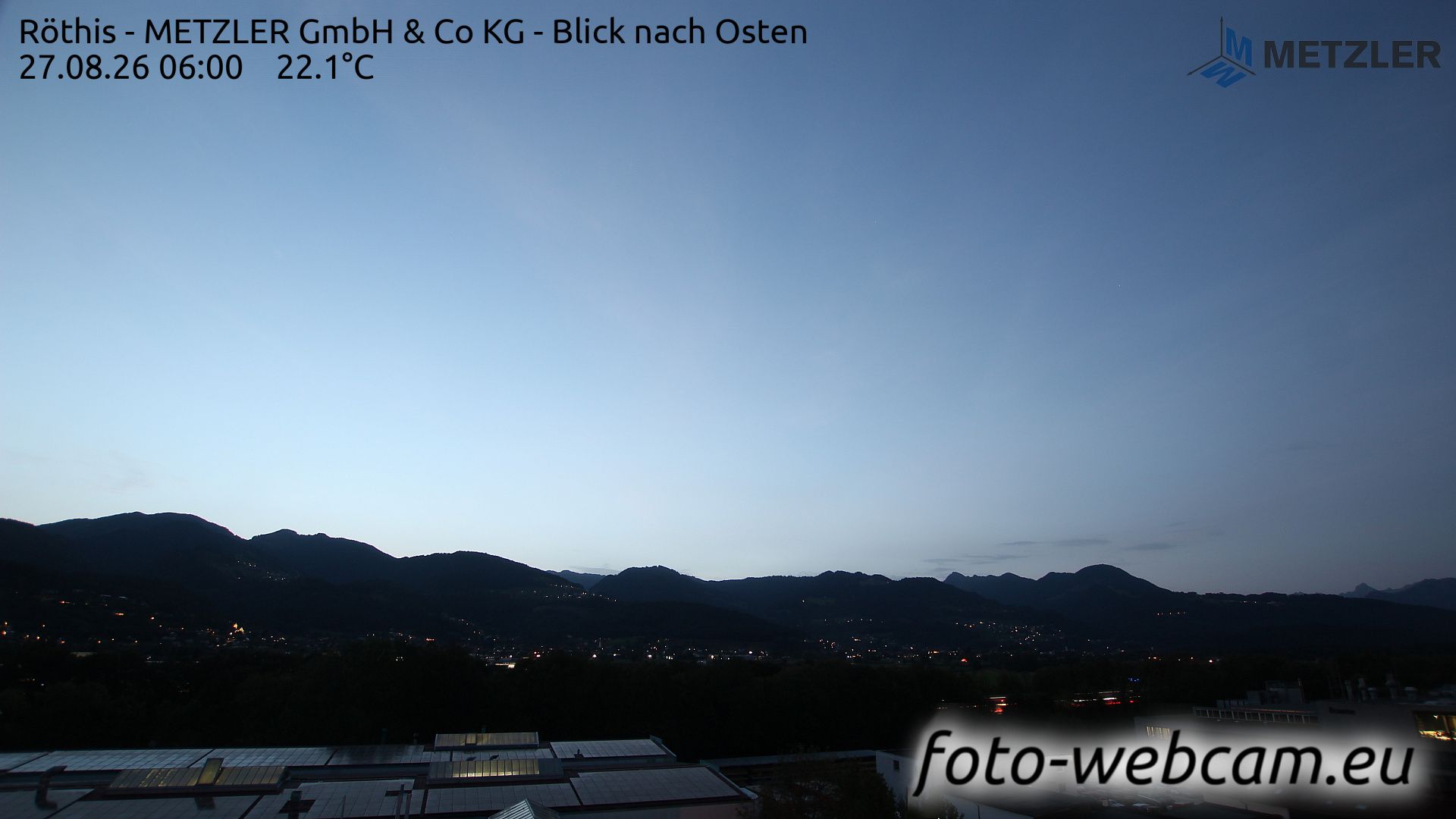 Gemeinde Koblach: Röthis - METZLER GmbH & Co KG - Blick nach Osten