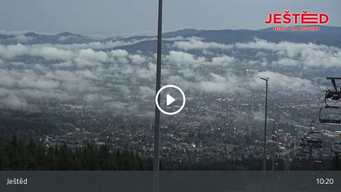Webcam Světlá pod Ještědem: Landscape View