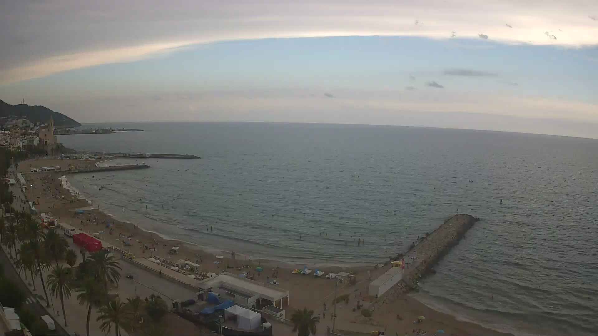 Sitges › East: Playa Sitges - Sant Bartomeu i Santa Tecla de Sitges - Sitges Beach