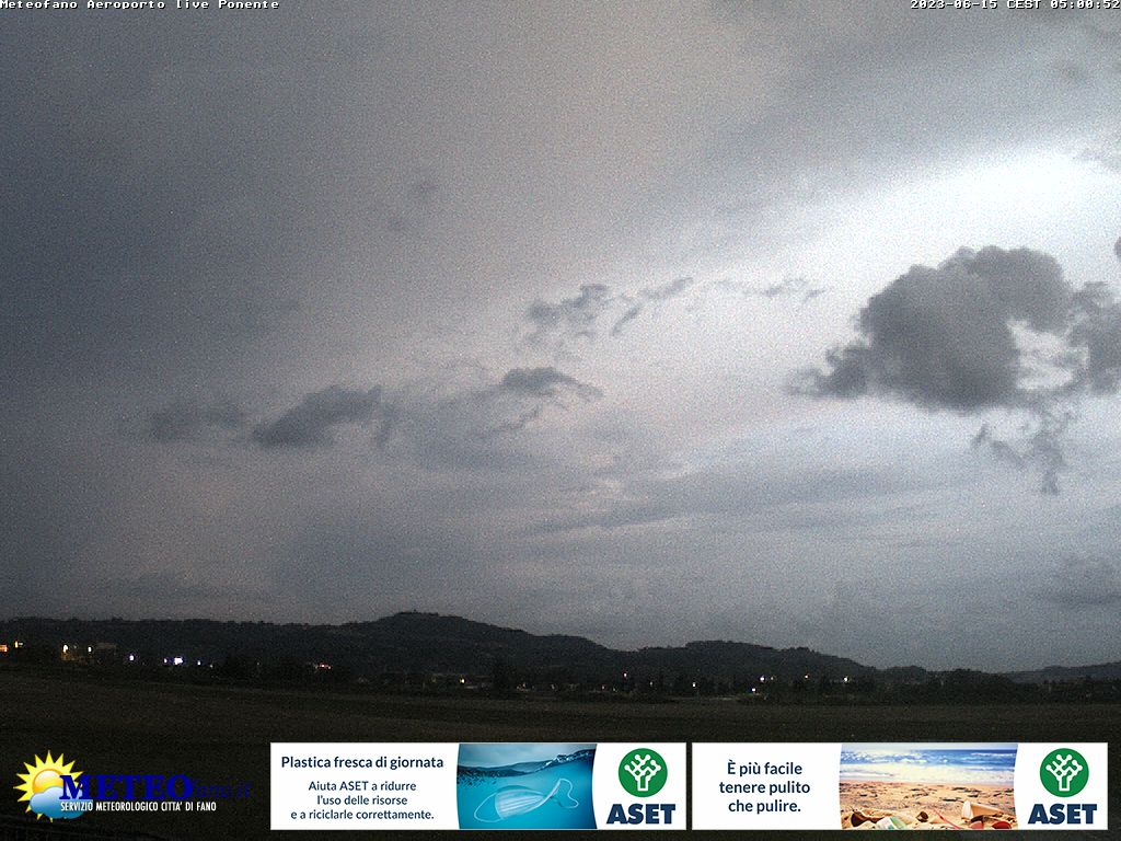 Webcam Fano: Meteofano Live Levante