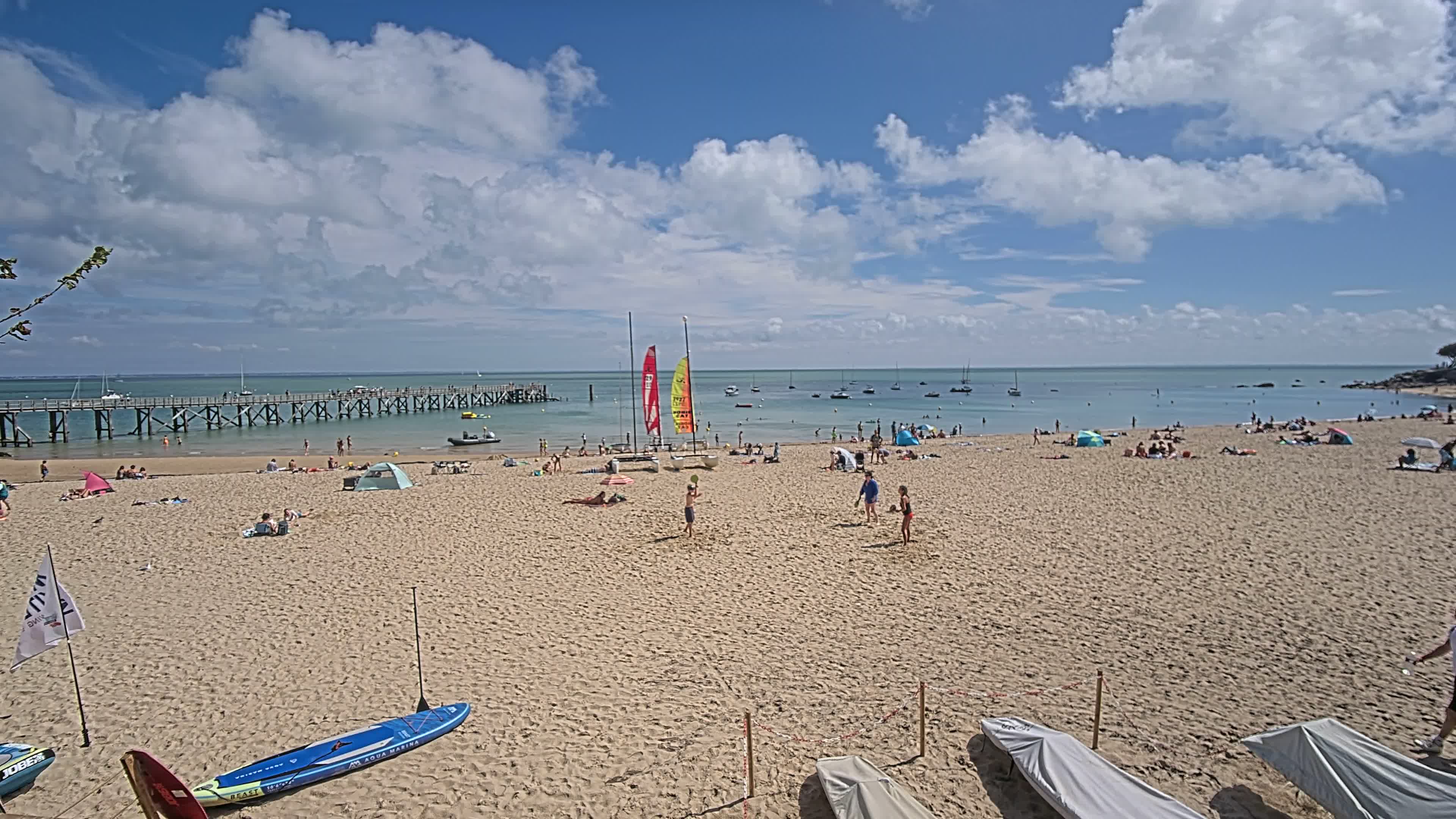Webcam Noirmoutier-en-l'Île: Beach View
