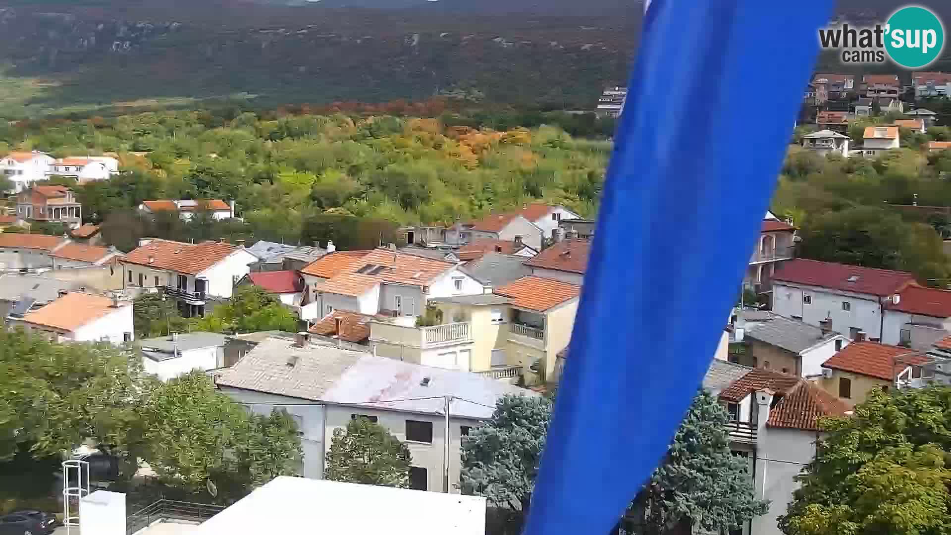 Webcam Novi Vinodolski: Panorama over Novi Vinodolski