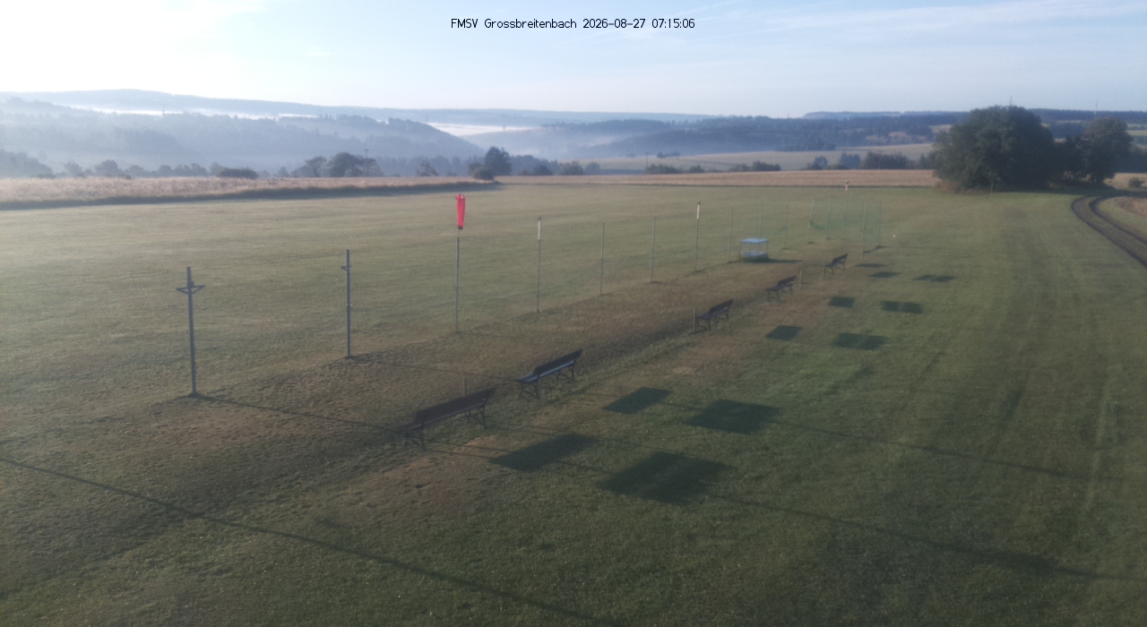 Webcam Großbreitenbach: Modellflugplatz FMSV-Großbreitenbach e.V.