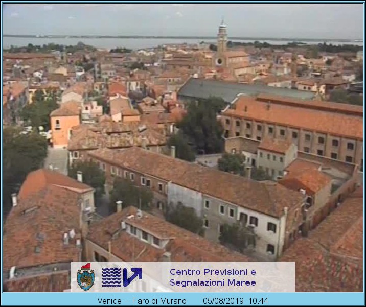Webcam Murano: View over Murano