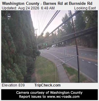 West Haven: Washington County - Barnes Rd at Burnside Rd