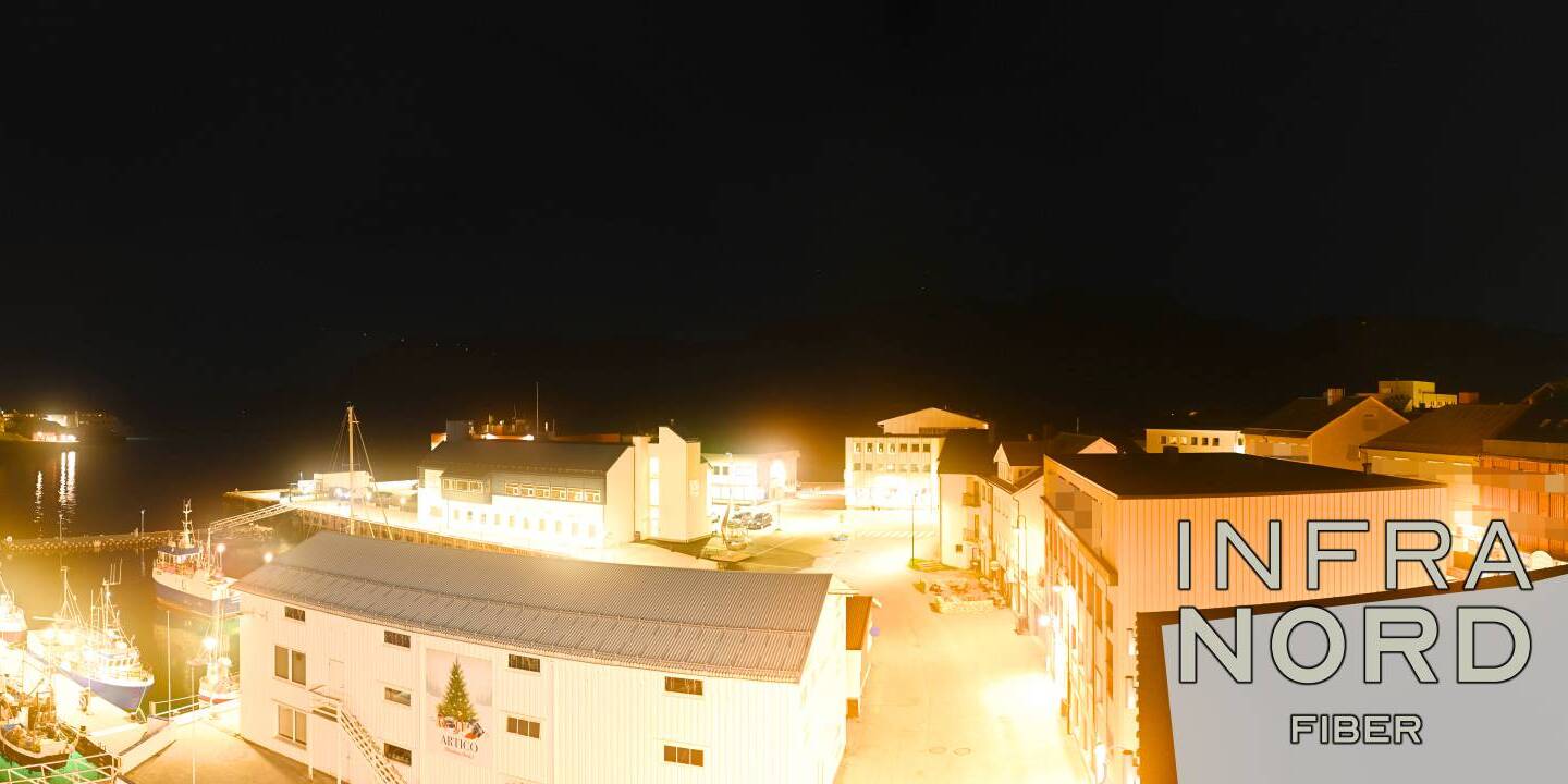 Webcam Honningsvåg: 360° City Panorama
