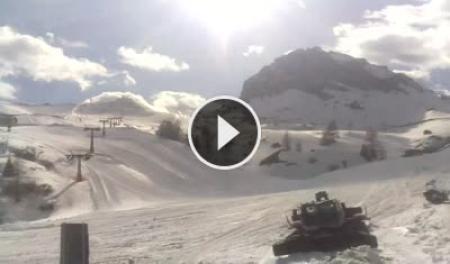 Webcam Pordoi Pass: Belvedere and Maria Slopes