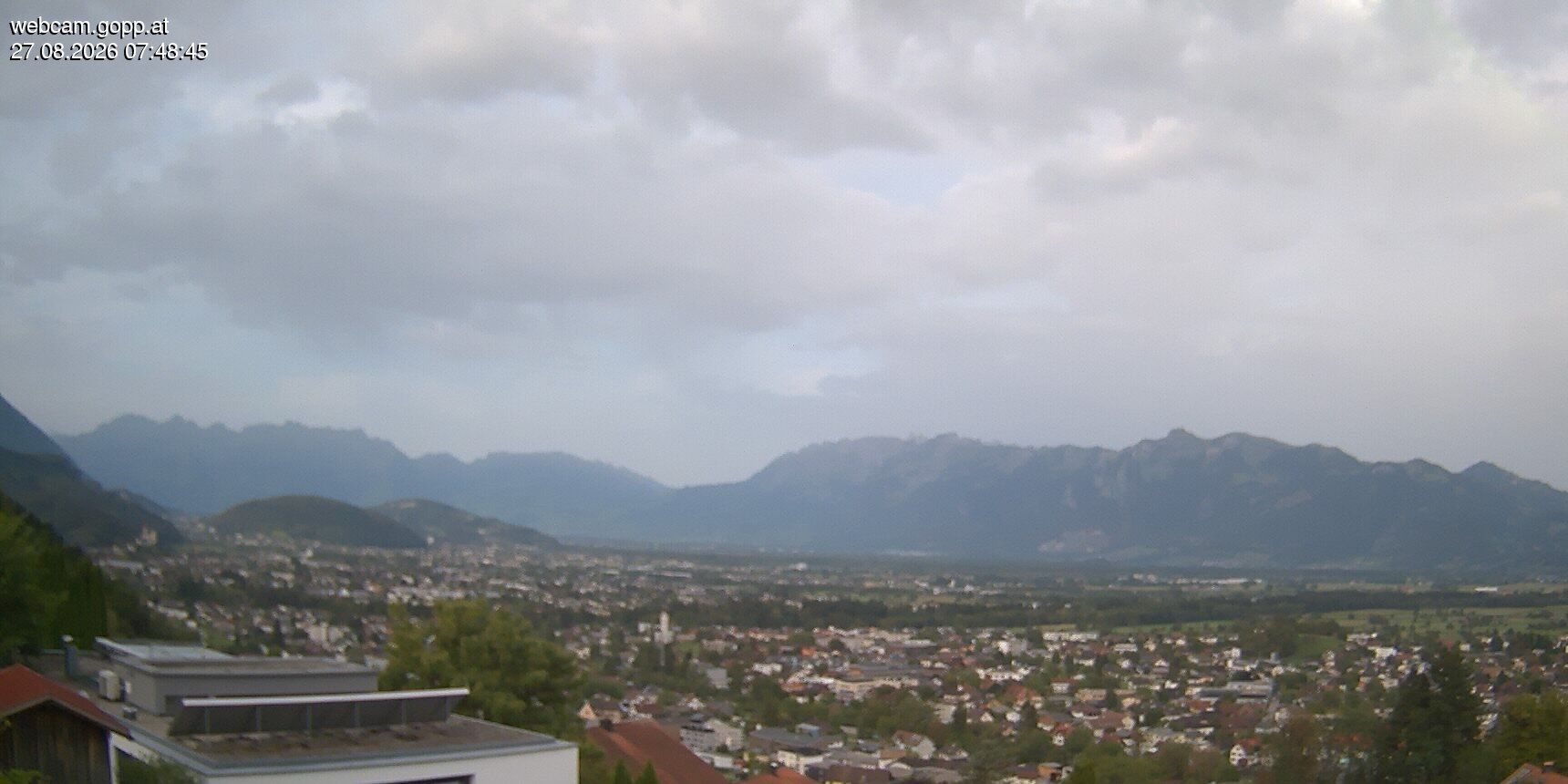 Gemeinde Zwischenwasser › South-West: Muntlix - Österreich: Rheintal