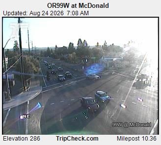Tigard: ORE99W at McDonald
