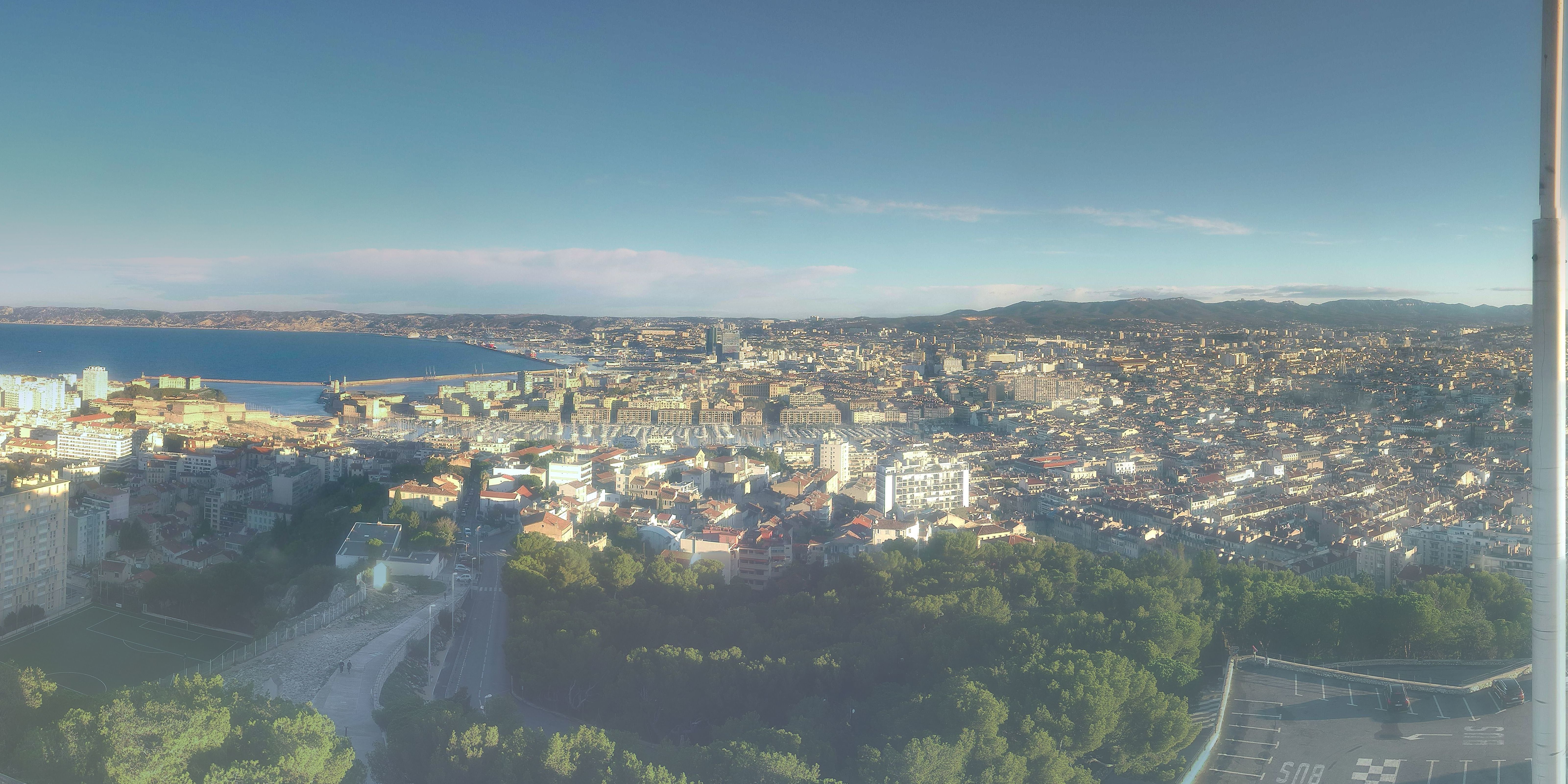 Webcam Marseilles: Panoramique HD
