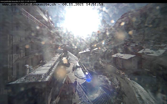 Webcam Zermatt: View over Zermatt