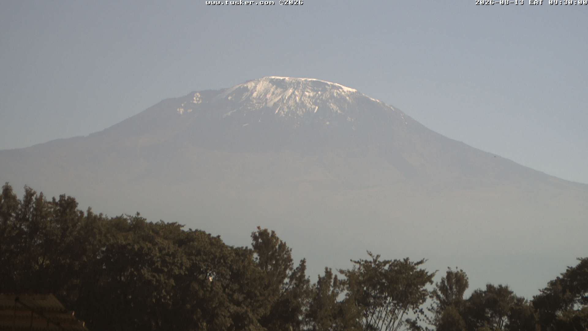 Webcam Kilimanjaro: View of Mount Kilimanjaro