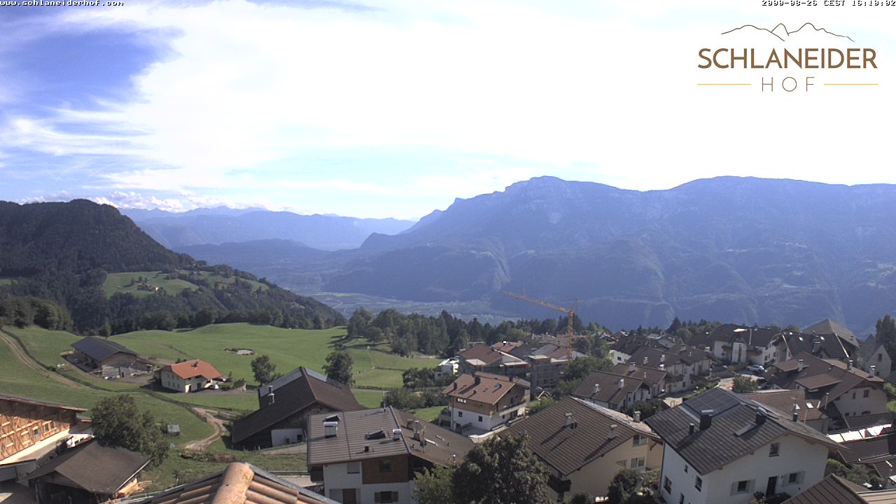 Webcam Mölten: View into the South of the Alto Adige