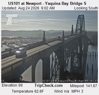 Newport: US101 at - Yaquina Bay Bridge S