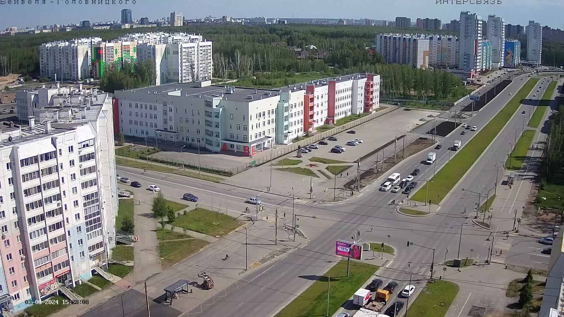Chelyabinsk › South-East: Ulitsa Skul'ptora Golovnitskogo - Beyvelya St - Prospekt Pobedy - Krasnoznamennaya St