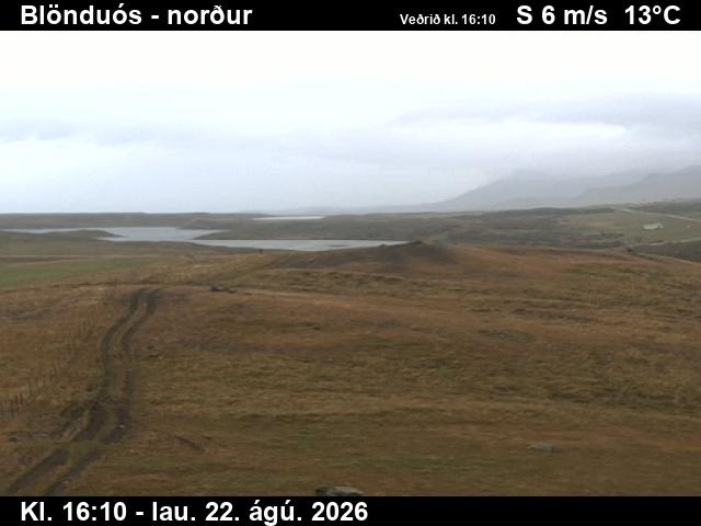 Webcam Blönduós: Blönduós towards North