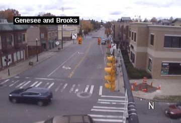 Rochester: Genesee St at Brooks Ave