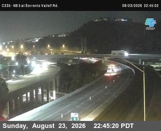 Torrey Pines › North: C235) I-5 : Just South Of Sorrento Valley Road