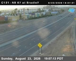 El Cajon › North: C121) SR-67 : Bradley Avenue