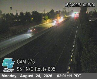Downey › North: I-5 : (576) North of I-605