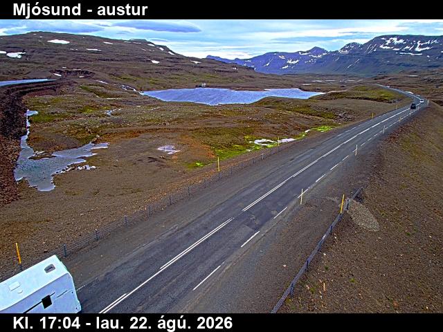 Webcam Seyðisfjörður: Route 93 Eastwards