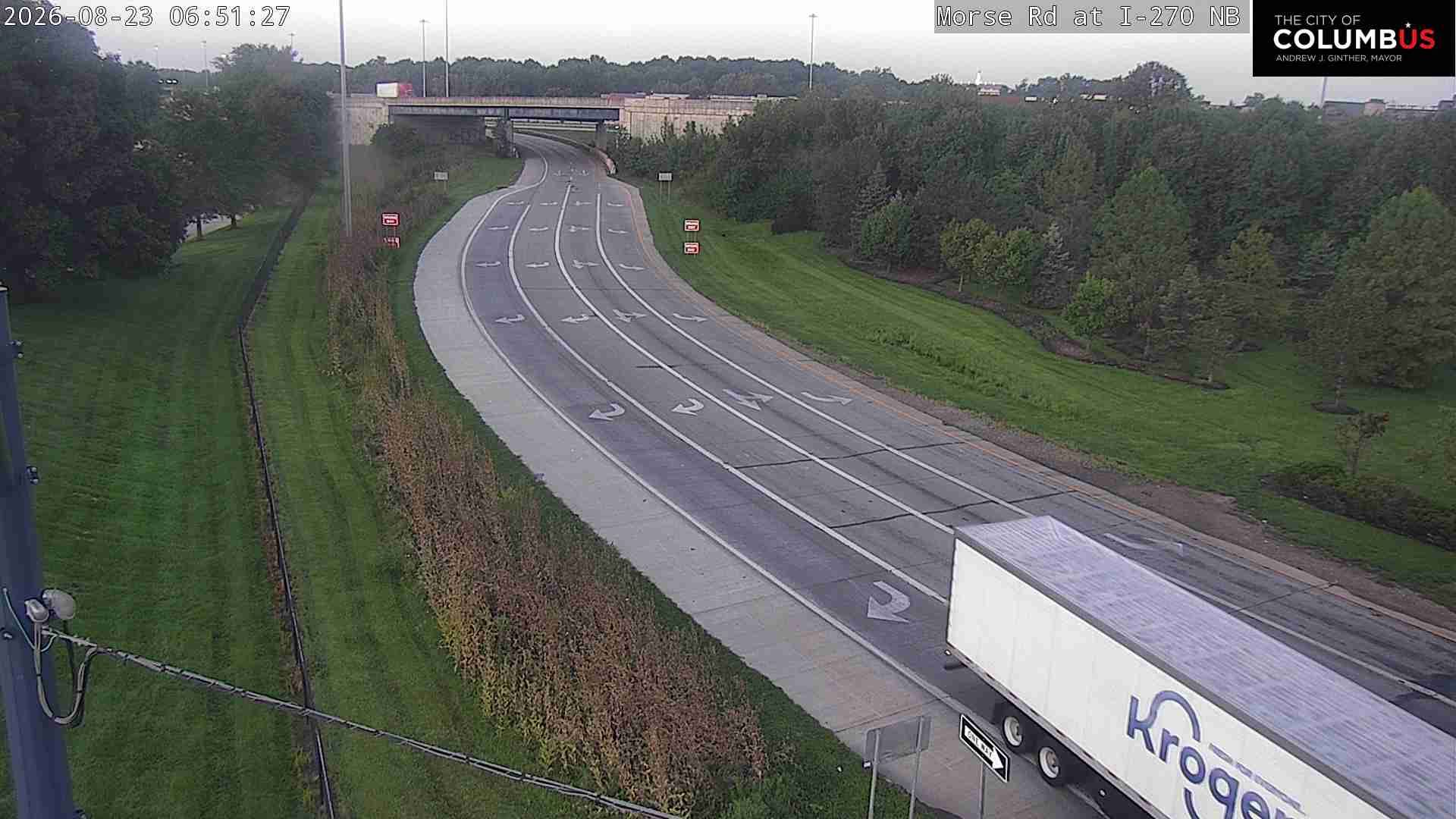 Pinhook: City of Columbus) I-270 NB at Morse Rd