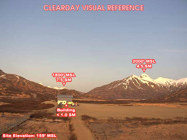 Webcam King Cove, Alaska: King Cove Airfield (PAVC), View in Western Direction