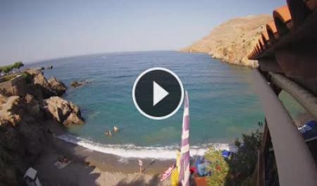 Webcam Chora Sfakion (Crete): Vrisi Beach