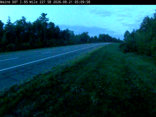 Webcam Lincoln, Maine: I-95 Northbound near Milepoint 229