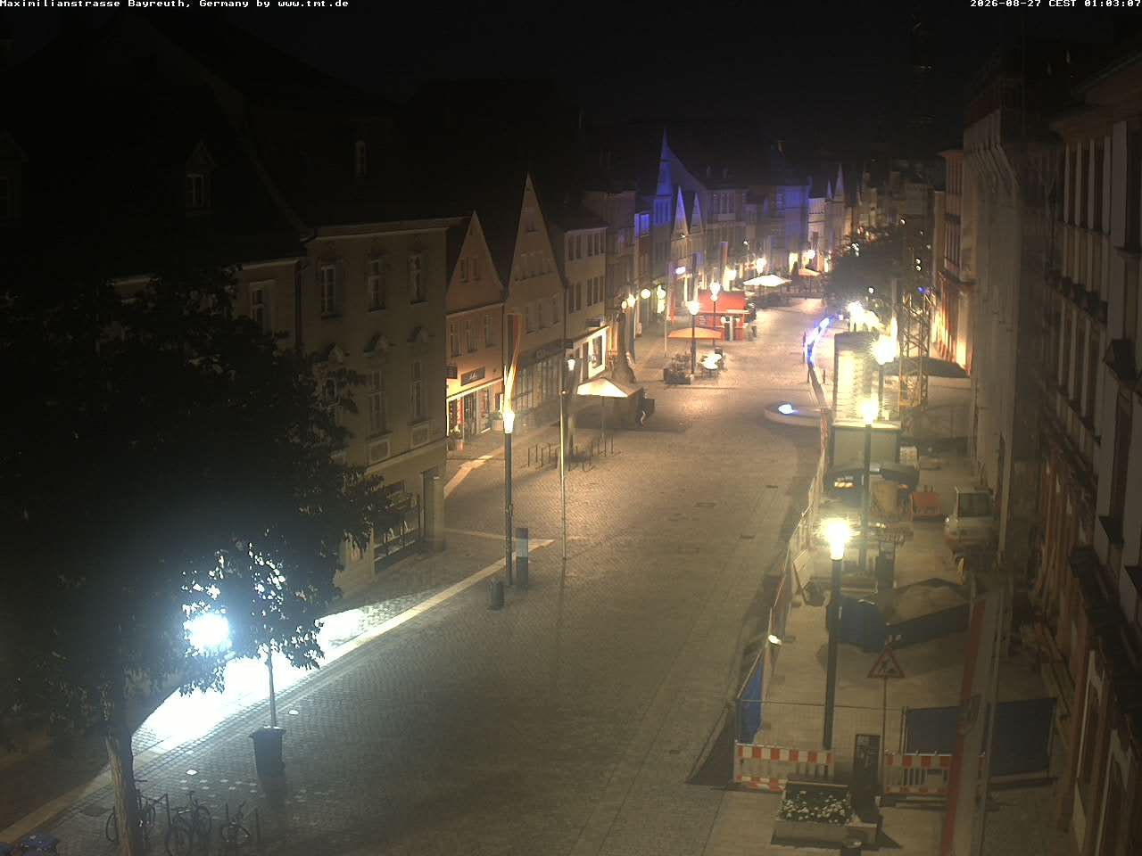 City: Webcam in der Bayreuther Fußgängerzone