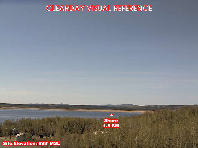 Webcam Minchumina, Alaska: Minchumina Airfield (PAMH), View in Western Direction