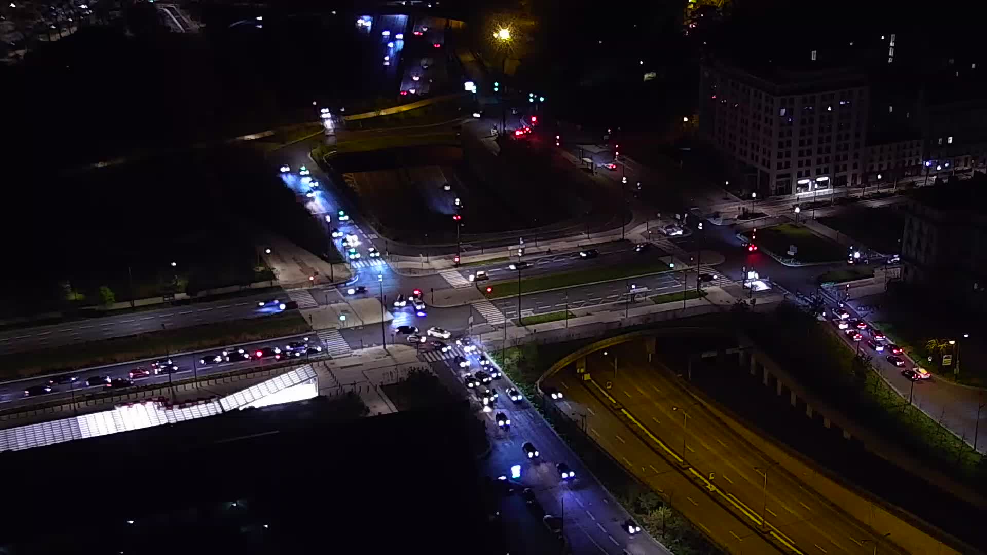 Webcam Paris: Porte Maillot vers Porte Dauphine