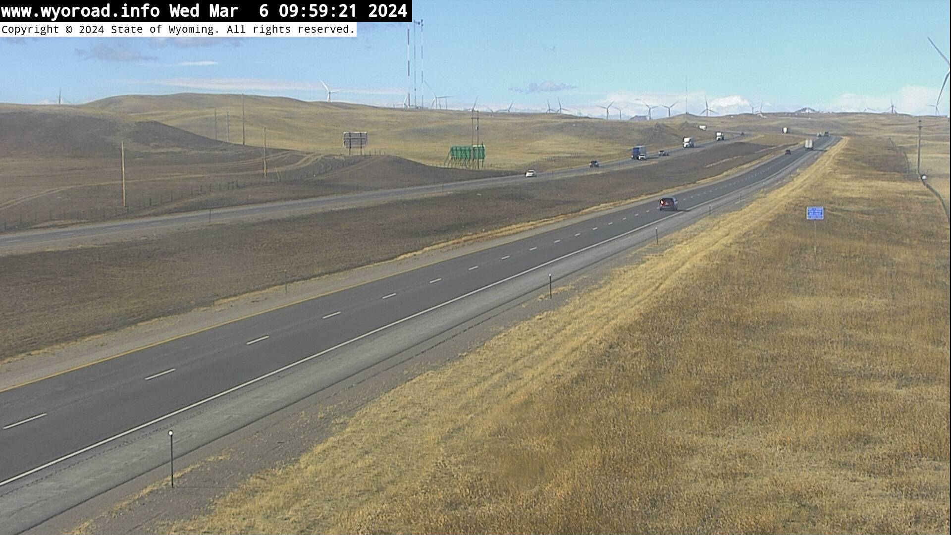 Webcam Cheyenne, Wyoming: MP 353.0 - Traffic and Weather