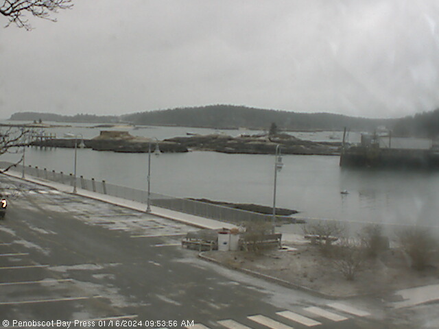 Webcam Stonington, Maine: Stonington Harbor