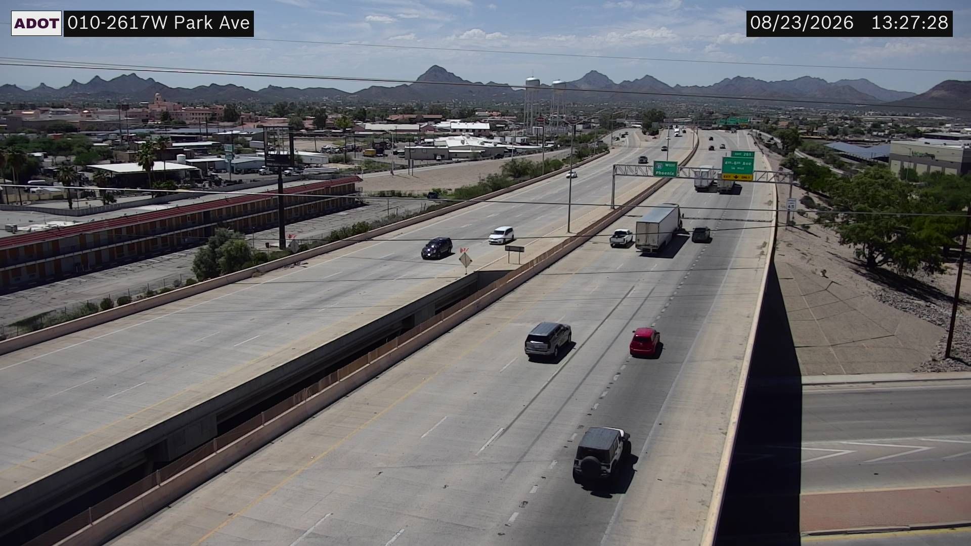 Tucson › West: I-10 WB 261.75 @Park