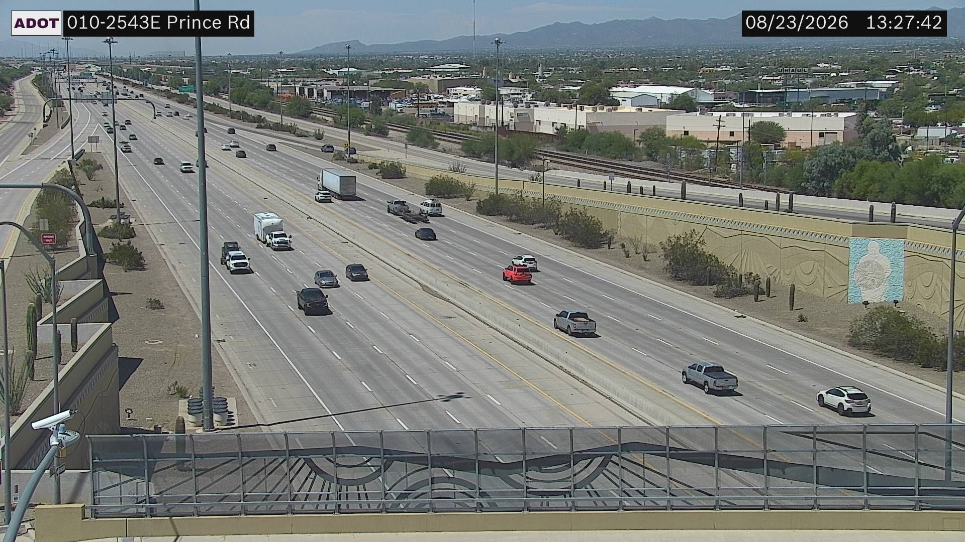 Flowing Wells › East: I-10 EB 254.30 @Prince Rd