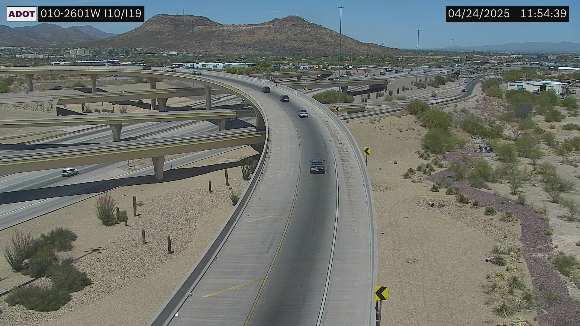 South Tucson › West: I-10 WB 260.10 @I-19