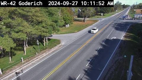 Ashfield–Colborne–Wawanosh: Highway 21 at County Road