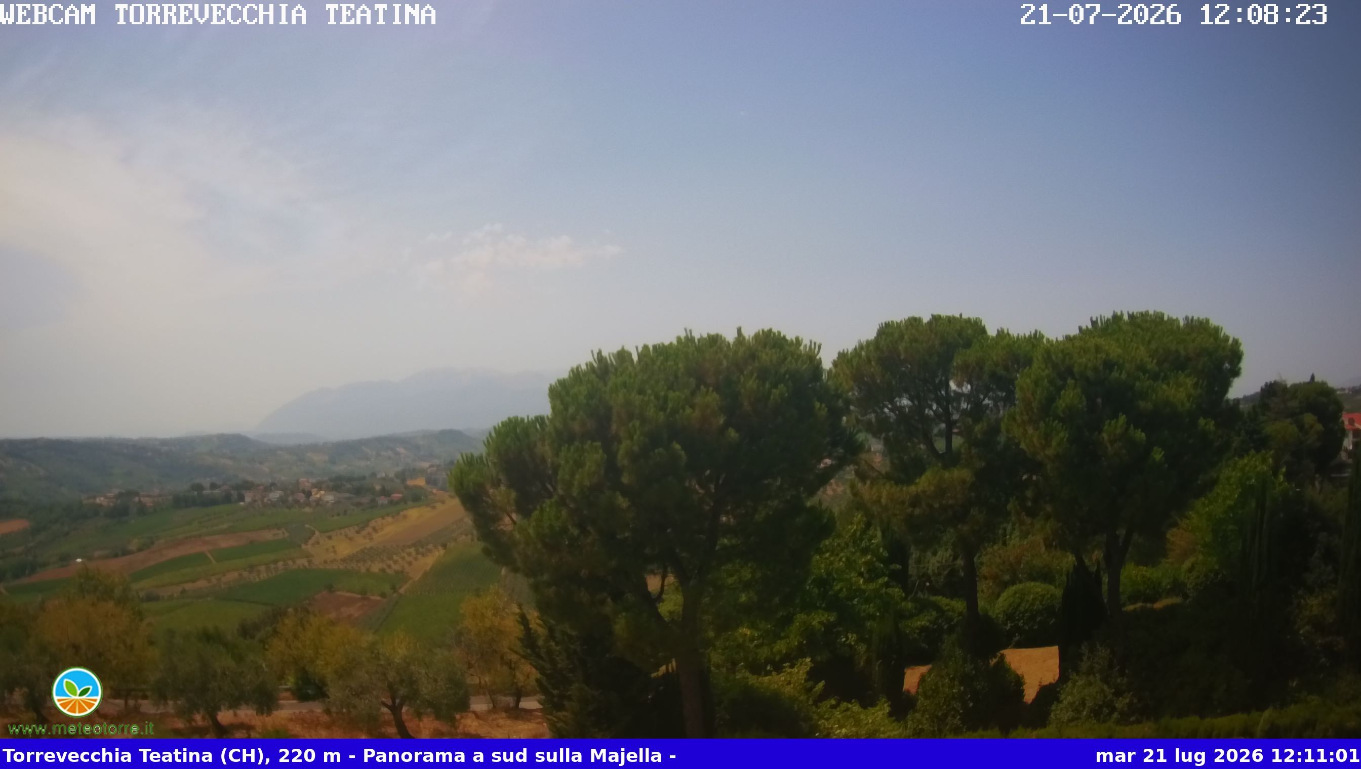 Webcam Torrevecchia Teatina: Panorama South