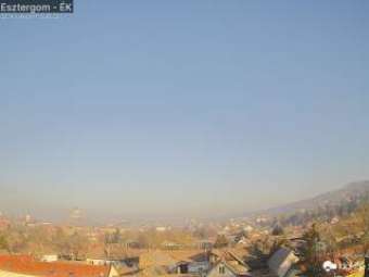 Webcam Esztergom: View over Esztergom
