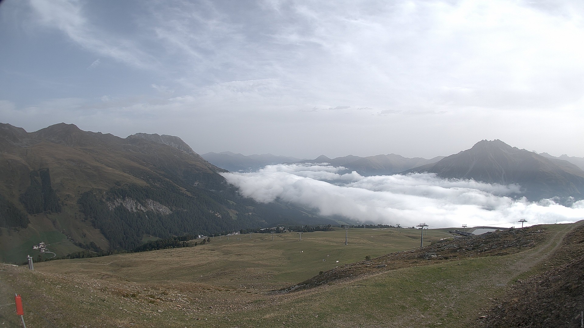 Webcam St. Valentin auf der Haide: Panocam Summit Station Rojensesselbahn