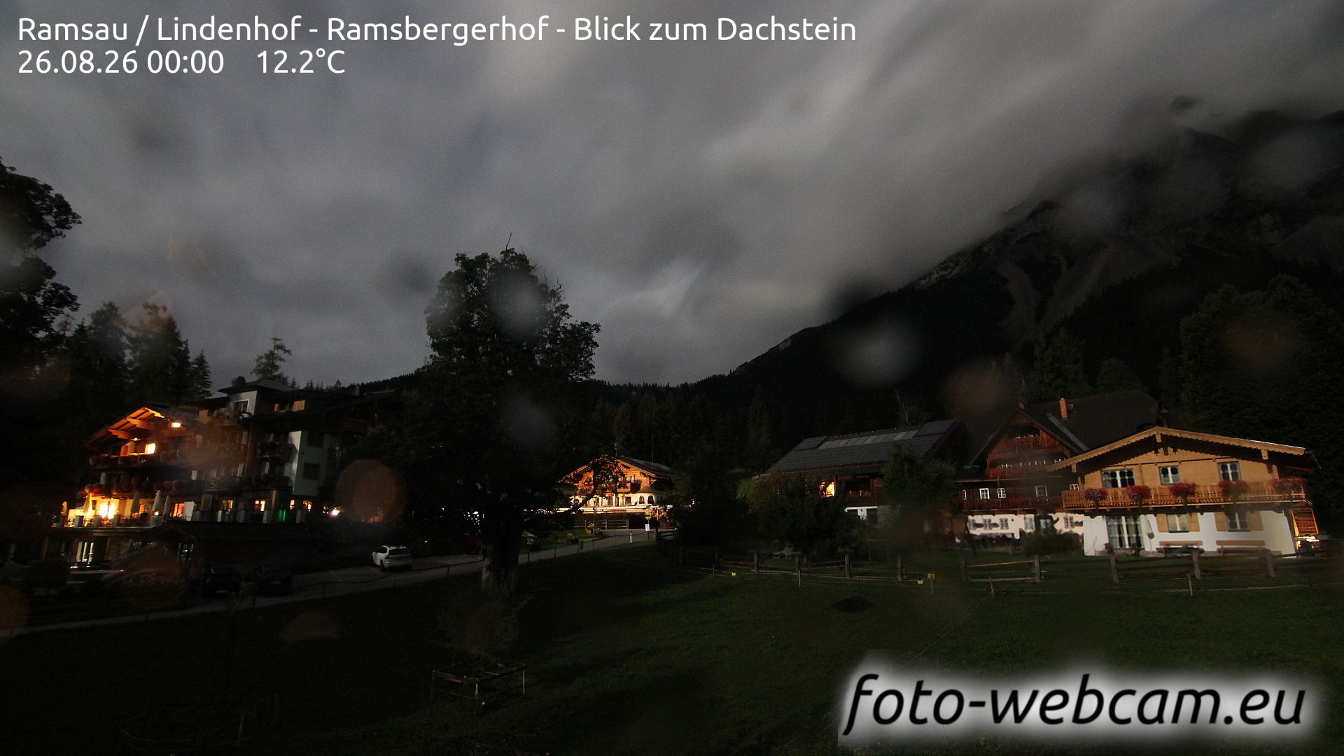 Ramsau am Dachstein: Ramsau - Lindenhof - Ramsbergerhof - Blick zum Dachstein