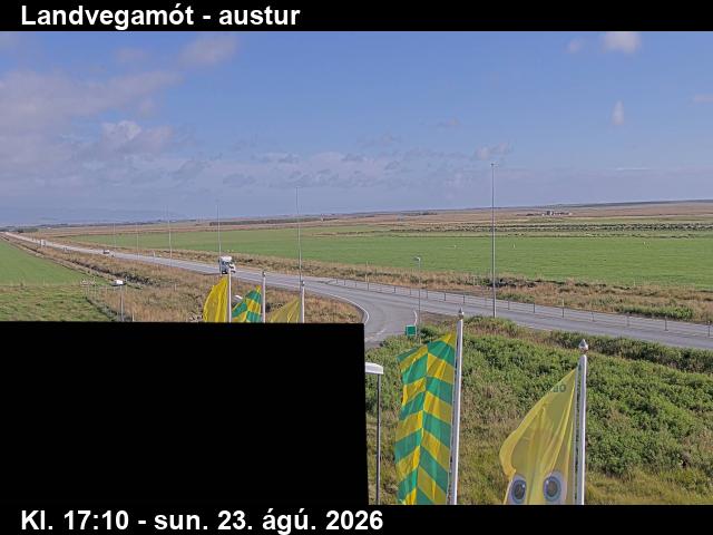 Webcam Landvegamót: Hringvegur Westwards
