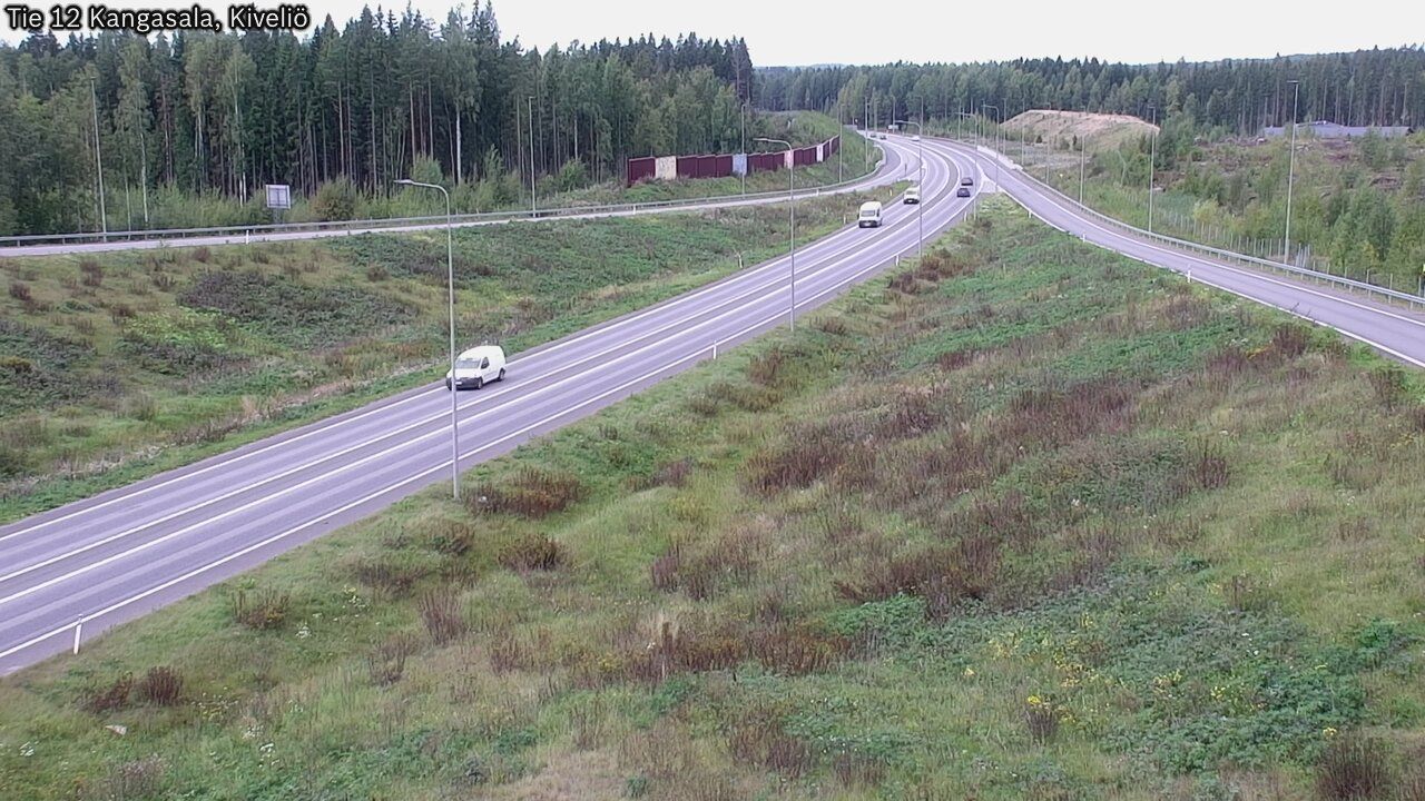 Kangasalan asema: Tie 12 Kangasala, Kiveliö - Tampereelle